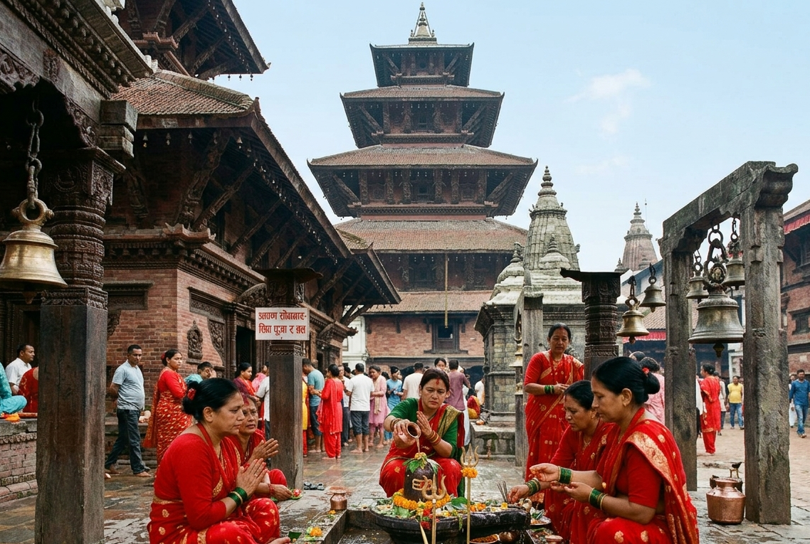 श्रावण महिनामा शिव पूजा, सोमबार व्रत र खानपानमा संयम