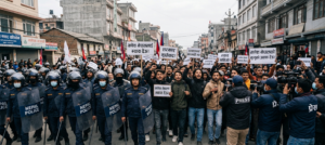 गणेश नेपालको मृत्युपछि सरकारविरुद्ध युवाको प्रदर्शन