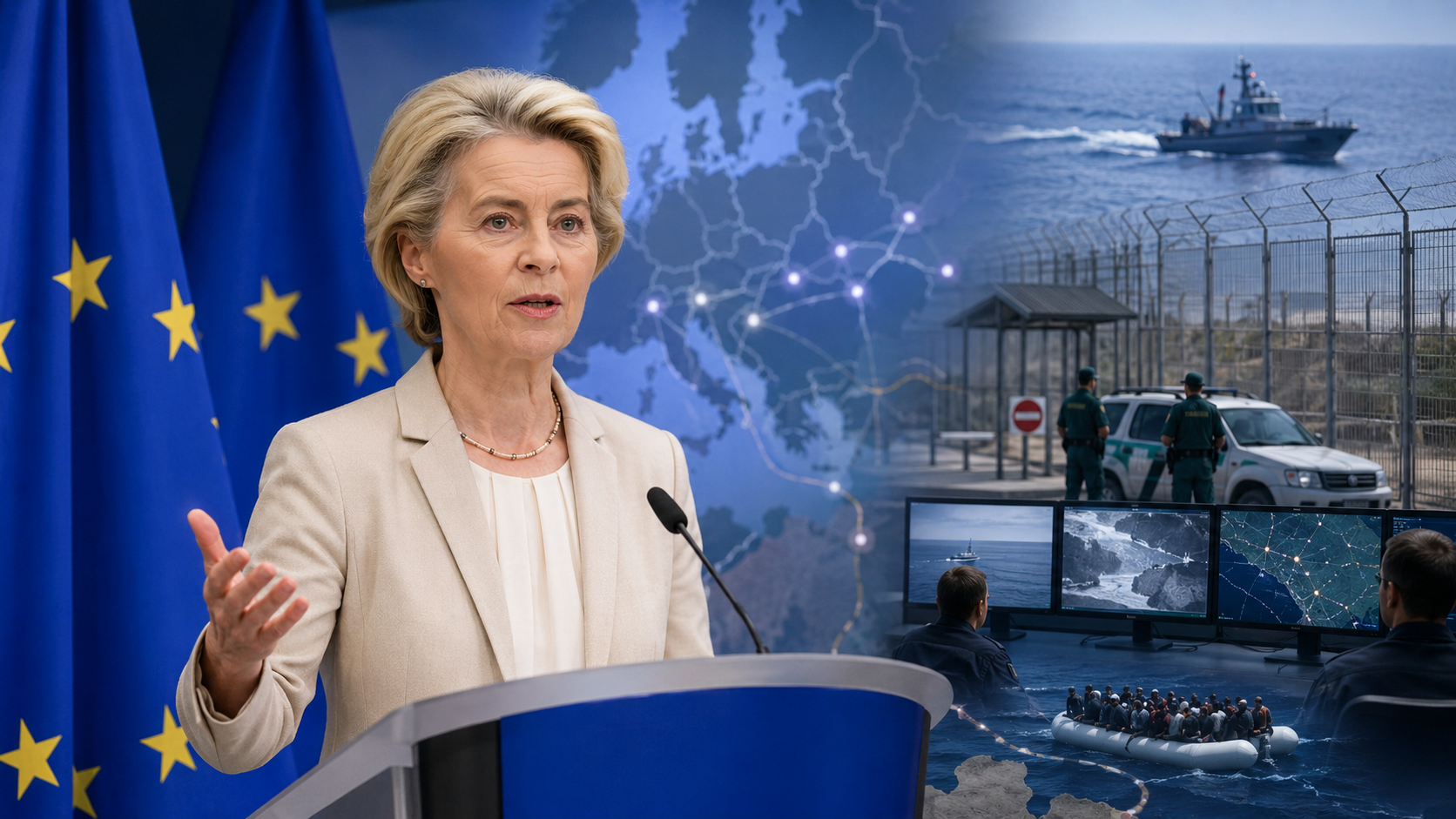 युरोपेली सङ्घको सीमा सुरक्षामा प्रयास दोब्बर पार्नुपर्ने फोन डेर लायनको भनाइ